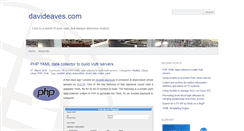 Desktop Screenshot of davideaves.com