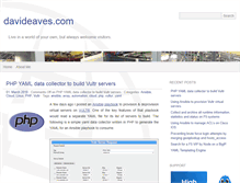 Tablet Screenshot of davideaves.com